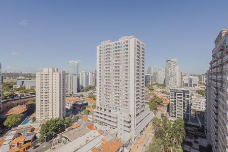 Vista da Varanda de apartamento à venda com 1 quarto, 44m² em Pinheiros, São Paulo