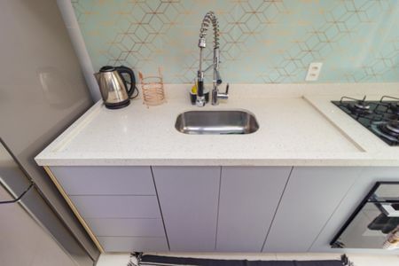 Apartamento à venda com 57m², 2 quartos e 1 vagaDetalhe - Cozinha