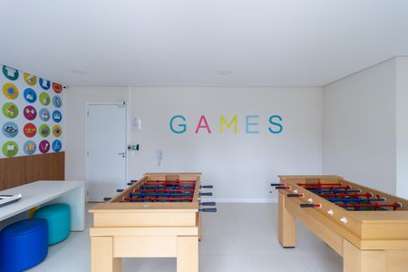 Apartamento à venda com 57m², 2 quartos e 1 vagaSalão de jogos