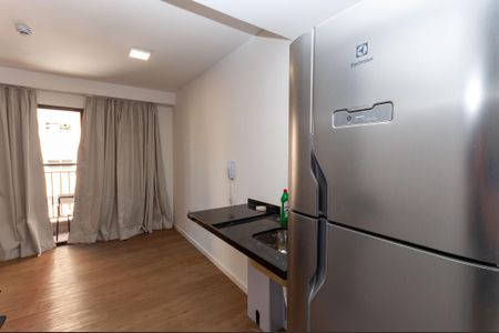 Studio para alugar com 24m², 1 quarto e sem vagaCozinha Americana