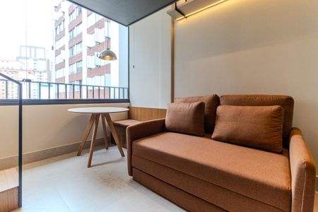 Sala de apartamento à venda com 1 quarto, 28m² em Higienópolis, São Paulo
