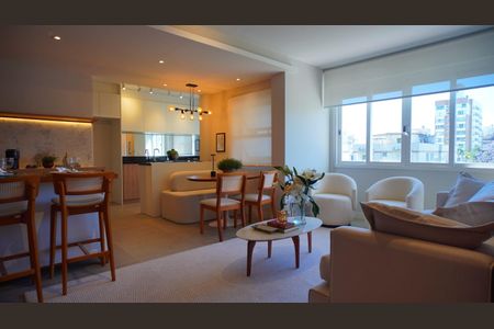 Sala de apartamento para alugar com 2 quartos, 76m² em Auxiliadora, Porto Alegre