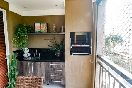 Detalhe - Varanda gourmet de apartamento à venda com 3 quartos, 161m² em Vila Suzana, São Paulo