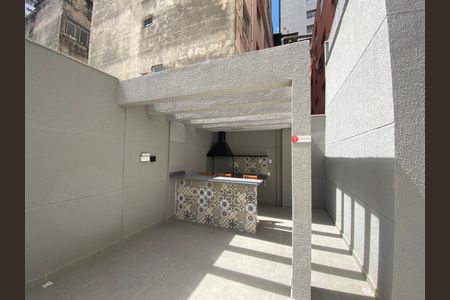 Apartamento para alugar com 25m², 1 quarto e sem vaga Apartamento para alugar com 25m², 1 quarto e sem vagaÁrea comum - Churrasqueira