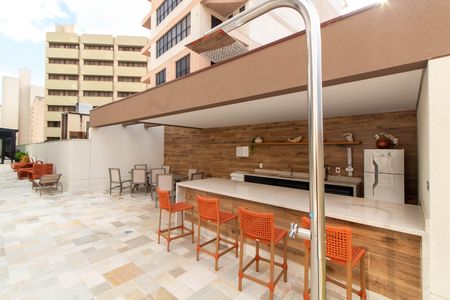 Apartamento para alugar com 43m², 1 quarto e 1 vaga Apartamento para alugar com 43m², 1 quarto e 1 vagaÁREA COMUM - CHURRASQUEIRA