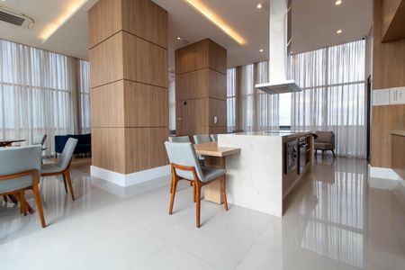 Apartamento para alugar com 43m², 1 quarto e 1 vaga Apartamento para alugar com 43m², 1 quarto e 1 vagaÁREA COMUM - SALÃO GOURMET COBERTURA