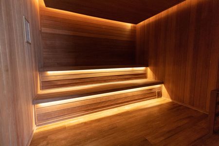 Apartamento para alugar com 43m², 1 quarto e 1 vaga Apartamento para alugar com 43m², 1 quarto e 1 vagaÁREA COMUM - SAUNA SECA