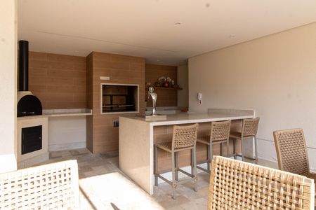 Apartamento para alugar com 43m², 1 quarto e 1 vaga Apartamento para alugar com 43m², 1 quarto e 1 vagaÁREA COMUM - CHURRASQUEIRA