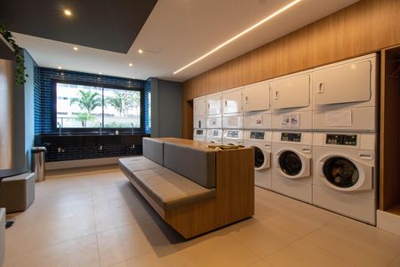 Apartamento para alugar com 43m², 1 quarto e 1 vaga Apartamento para alugar com 43m², 1 quarto e 1 vagaÁREA COMUM - LAVANDERIA