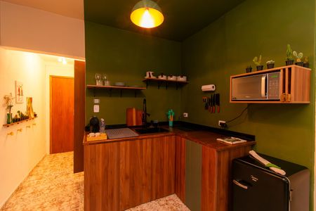 Studio à venda com 25m², 1 quarto e sem vagaCozinha