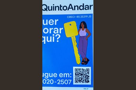 Apartamento para alugar com 39m², 2 quartos e 1 vagaPlaca