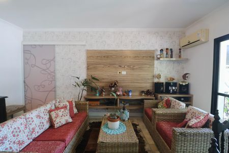 Sala de apartamento para alugar com 4 quartos, 110m² em Balneario Cidade Atlantica, Guarujá