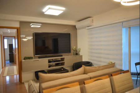 Sala de apartamento à venda com 3 quartos, 100m² em Vila Assunção, Santo André