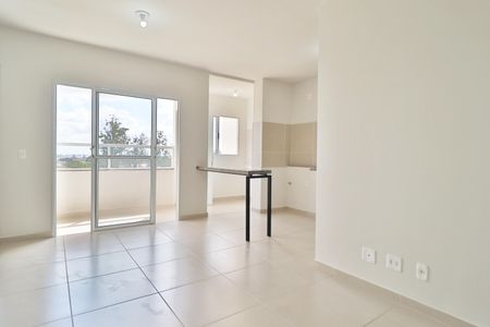 Sala de apartamento para alugar com 2 quartos, 60m² em Morumbi, Uberlândia