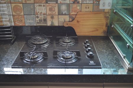 Área gourmet de apartamento à venda com 2 quartos, 90m² em Parque Oratório, Santo André