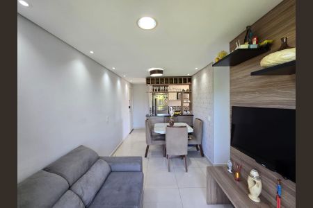 Sala  de apartamento à venda com 2 quartos, 47m² em Jardim Bela Vista, Guarulhos