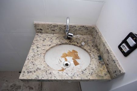 Banheiro de kitnet/studio à venda com 1 quarto, 22m² em Centro, Diadema