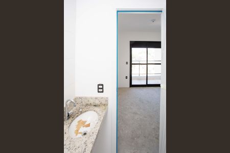 Banheiro de kitnet/studio à venda com 1 quarto, 22m² em Centro, Diadema