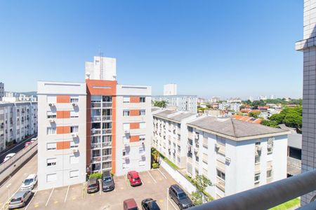 Varanda da Sala de apartamento à venda com 3 quartos, 72m² em Cristal, Porto Alegre