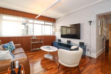 Sala de apartamento à venda com 3 quartos, 138m² em Jardim Paulista, São Paulo