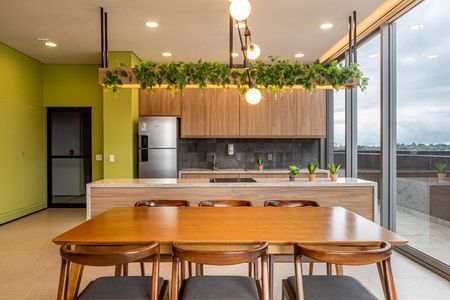 Studio para alugar com 22m², 1 quarto e sem vaga Studio para alugar com 22m², 1 quarto e sem vagaÁrea comum - Salão Gourmet