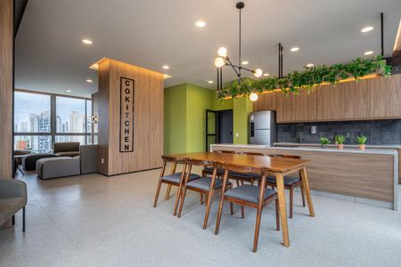 Studio para alugar com 22m², 1 quarto e sem vaga Studio para alugar com 22m², 1 quarto e sem vagaÁrea comum - Salão Gourmet