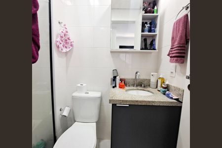 Banheiro da Suíte 1 de apartamento à venda com 2 quartos, 54m² em Centro, Osasco