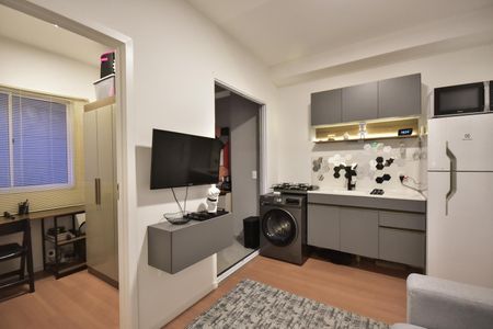 Sala de apartamento para alugar com 2 quartos, 29m² em Jardim Monte Kemel, São Paulo