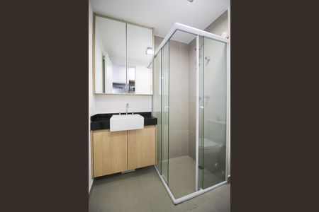 Studio para alugar com 18m², 1 quarto e sem vaga Studio para alugar com 18m², 1 quarto e sem vagaBanheiro