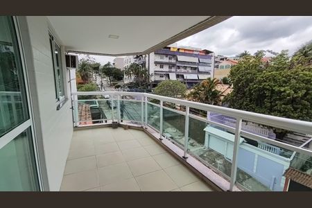 Varanda  de apartamento à venda com 3 quartos, 107m² em Pechincha, Rio de Janeiro