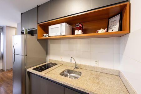 Studio à venda com 28m², 1 quarto e sem vagaCozinha
