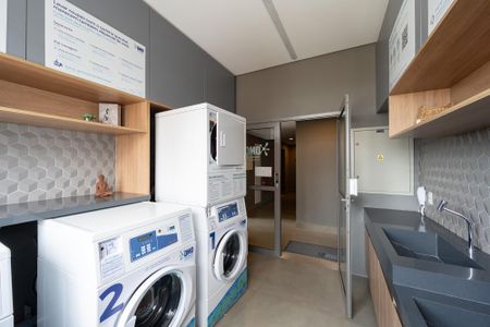 Studio à venda com 28m², 1 quarto e sem vagaLavanderia