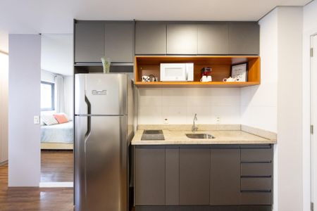 Studio à venda com 28m², 1 quarto e sem vagaCozinha