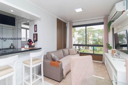 Sala de apartamento à venda com 3 quartos, 63m² em Nonoai, Porto Alegre