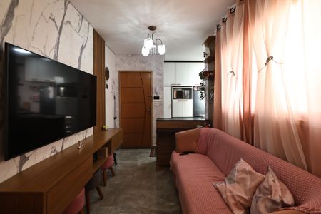Sala de apartamento à venda com 2 quartos, 100m² em Jardim Ana Maria, Santo André