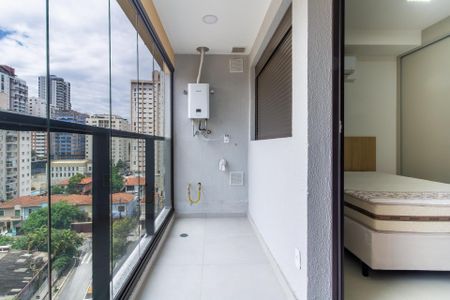 Studio à venda com 28m², 1 quarto e 1 vaga