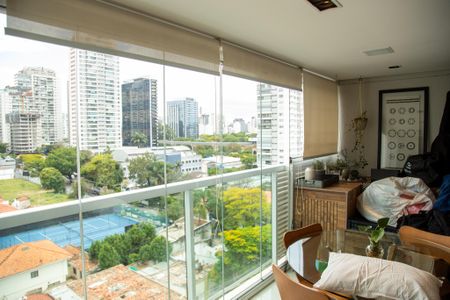 Varanda gourmet de apartamento à venda com 2 quartos, 90m² em Brooklin, São Paulo