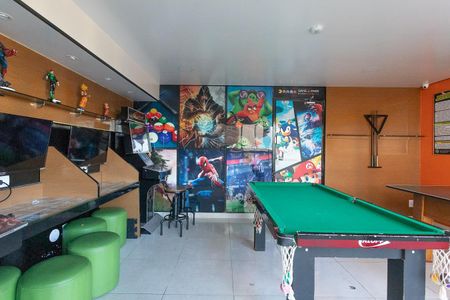 Apartamento para alugar com 43m², 2 quartos e 1 vaga Apartamento para alugar com 43m², 2 quartos e 1 vagaÁrea comum - Salão de jogos