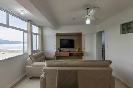 Sala de apartamento para alugar com 1 quarto, 69m² em Guilhermina, Praia Grande