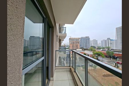 Studio para alugar com 26m², 1 quarto e sem vagaVaranda