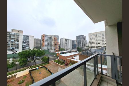 Studio para alugar com 26m², 1 quarto e sem vagaVaranda