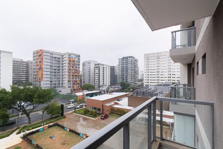 Studio para alugar com 26m², 1 quarto e sem vagaVaranda