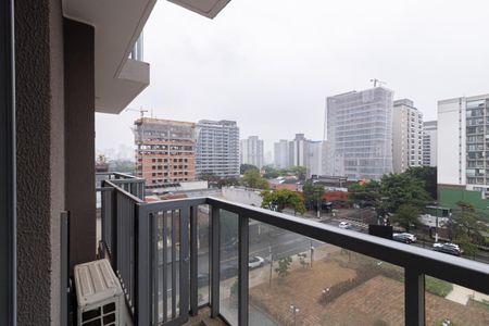 Studio para alugar com 26m², 1 quarto e sem vagaVaranda