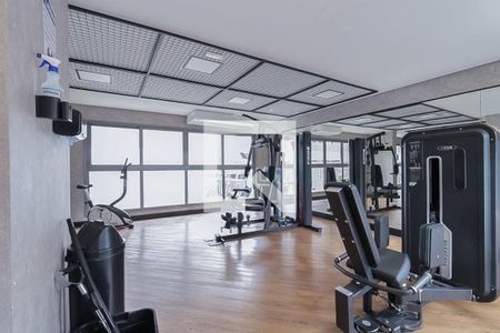 Studio para alugar com 27m², 1 quarto e sem vaga Studio para alugar com 27m², 1 quarto e sem vagaÁrea comum - Academia