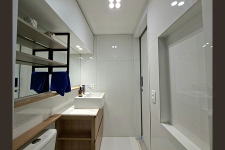 Studio para alugar com 27m², 1 quarto e sem vaga Studio para alugar com 27m², 1 quarto e sem vagaBanheiro