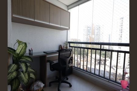 Varanda da Sala de apartamento à venda com 2 quartos, 73m² em Vila Andrade, São Paulo