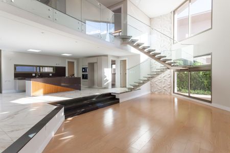sala de casa de condomínio para alugar com 5 quartos, 450m² em Alphaville Lagoa dos Ingleses, Nova Lima