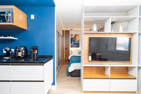 Sala de apartamento para alugar com 1 quarto, 30m² em Consolação, São Paulo