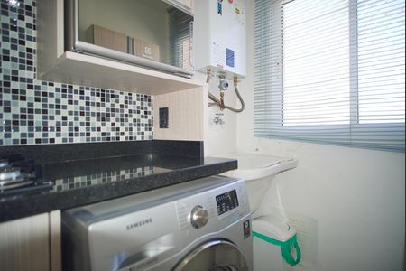 Apartamento para alugar com 65m², 2 quartos e 1 vagaCozinha e Área de Serviço