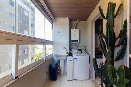 Varanda da Sala de apartamento à venda com 2 quartos, 45m² em Jardim Adutora, São Paulo